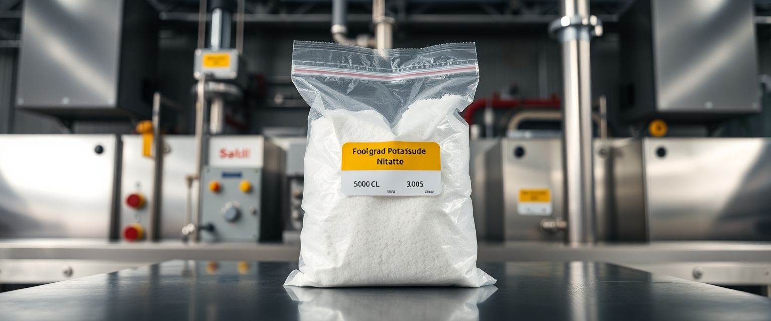 Nitrato De Potasio Grado Alimenticio